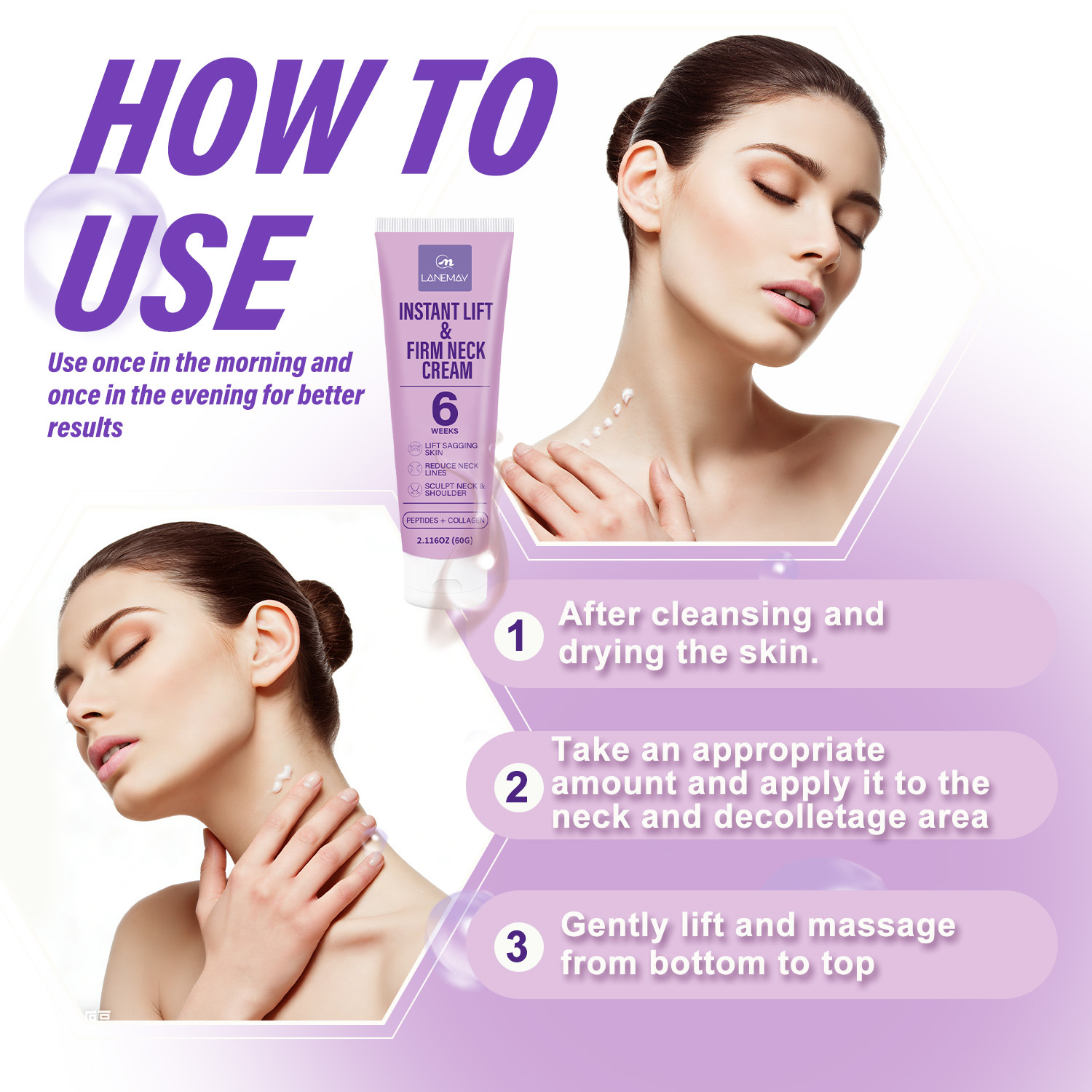 ครีมยกกระชับผิวคอทันที ผสมเปปไ - Retinol Vitamin A Cream บทวิจารณ์และราคา