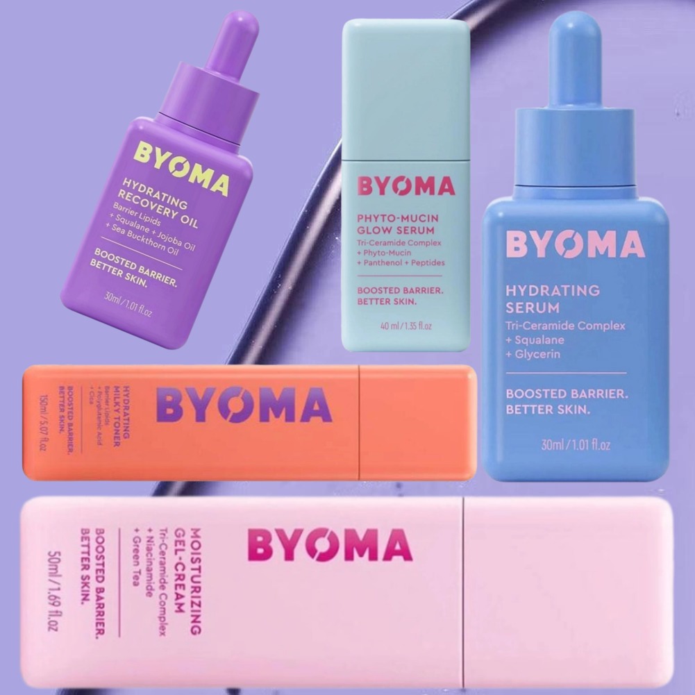 ชุดผลิตภัณฑ์บำรุงผิว BYOMA Ski - Skincare Glow Glowing บทวิจารณ์และราคา